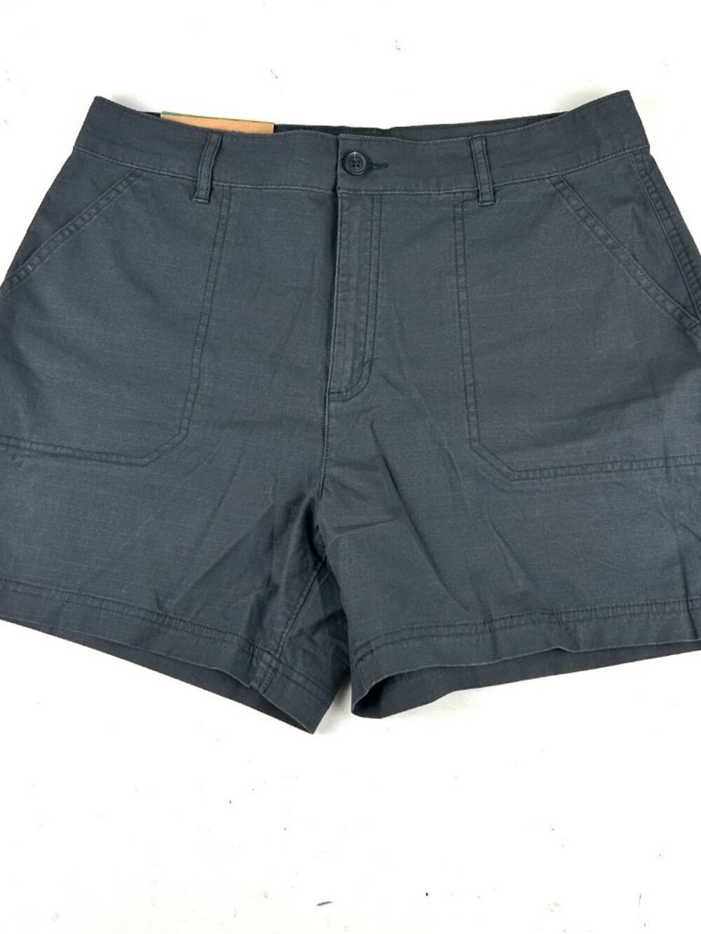 Eddie Bauer Women's Ripstop Shorts Size 12 Black NWT 5 Inseam
